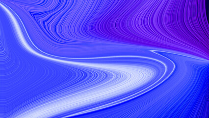 Abstract blue purple curved lines with flowing wave patterns, modern artistic background for digital design and creative projects.