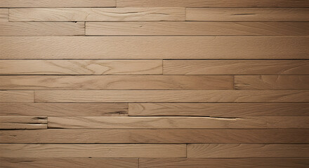 Fototapeta premium Rustic wooden planks create a warm and inviting horizontal textured background surface