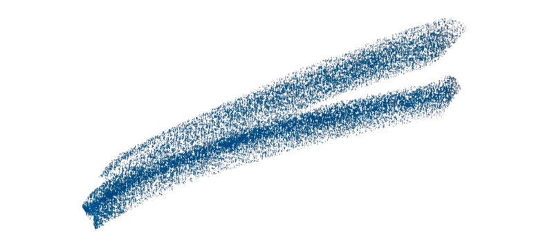 Hand drawn blue pencil lines, circles, stripes and squiggly lines on transparent background. - Powered by Adobe