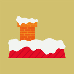 Christmas holiday icons with festive elements and decorations