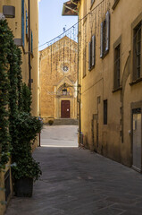 Obraz premium view of rhe city of arezzo in Tuscany