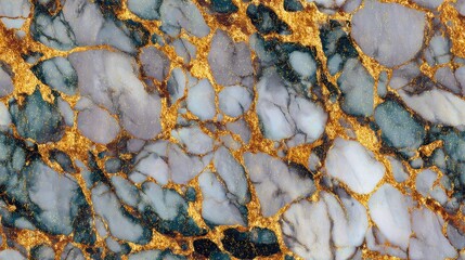 Obraz premium Luxurious abstract gold and marble pattern with sparkling texture.