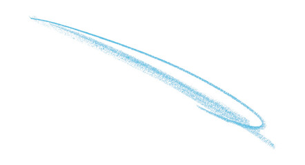 Hand drawn light blue pencil lines, circles, stripes and squiggly lines on a transparent background.