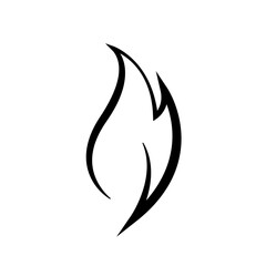 Obraz premium vector illustration of a flame