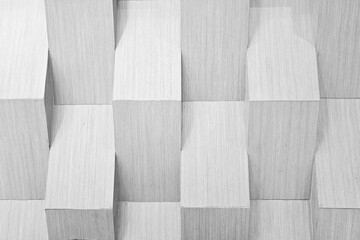 Geometric Wood Panel Wall Texture Background.