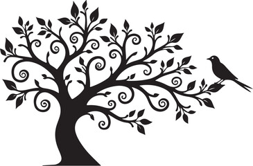 Birds on Tree SVG Cutting Files