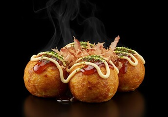 Takoyaki japanese dish