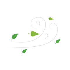 Wind Leaves Blowing