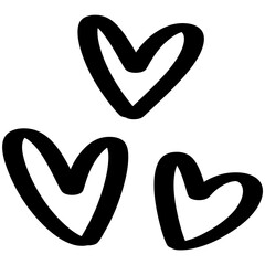 Black heart Illustration 