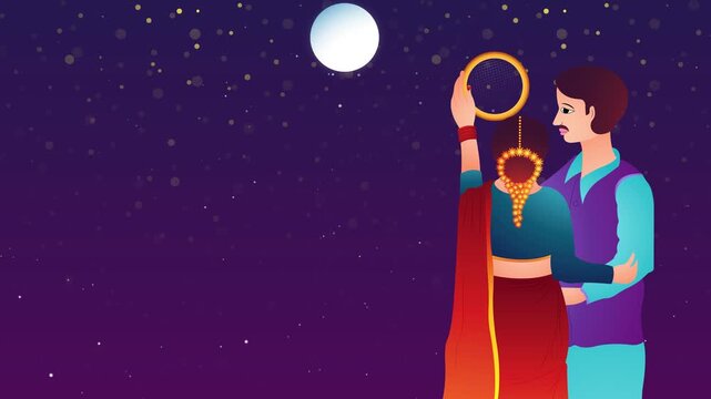 Karva Chauth Ritual Celebration

