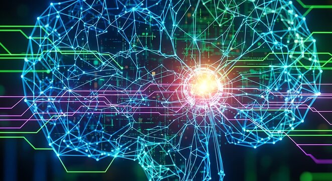 Digital brain representation networked neural structure and data flow