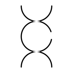 carcinogen glyph icon