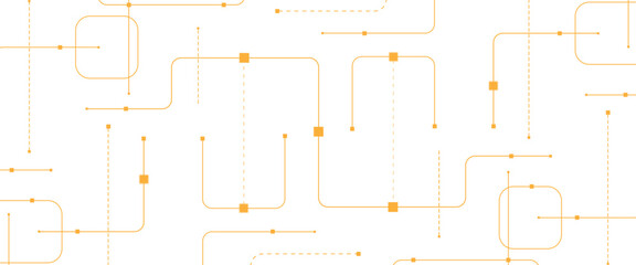 Vector abstract futuristic technology with geometric with crossed lines and dots.