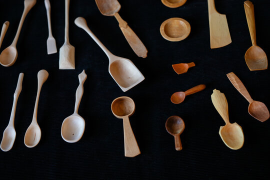 Carved Wooden Spoons