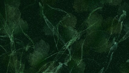 Deep forest green marble abstract textured background.