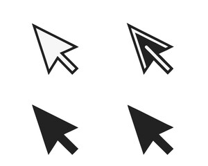 Mouse Pointer Cursor Icons Vector Set
