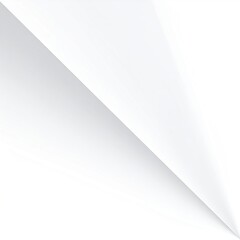 A crisp, diagonal fold in white paper