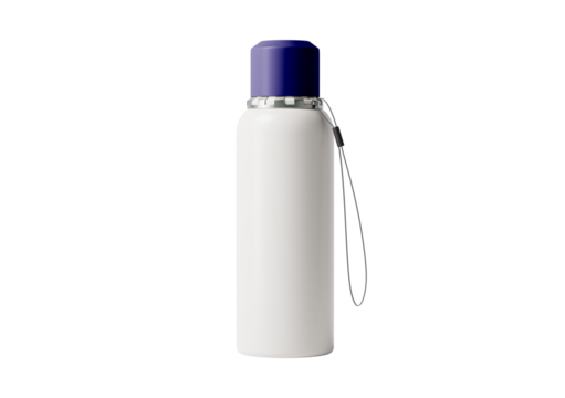 Customizable sports water flask mockup with realistic design, editable reusable bottle template for fitness, outdoor adventure, travel accessories, eco-friendly branding and product packaging showcase