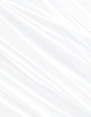 Obraz premium Diagonal white plastic sheeting, smooth and slightly rippled