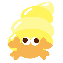 바다에서 볼 수 있는 다양한 요소 일러스트