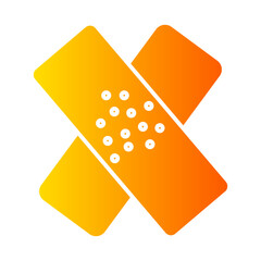 bandage gradient icon