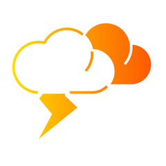 lightning gradient icon