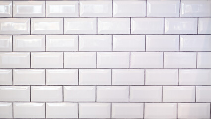 Naklejka premium white brick wall background