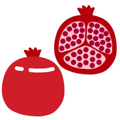 다양한 종류의 과일 일러스트