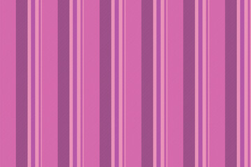 Gayer seamless textile texture, swatch fabric vector lines. Prunge background vertical stripe pattern in pink and magenta colors.