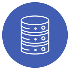 Database Network icon vector image. Can be used for Web Hosting.