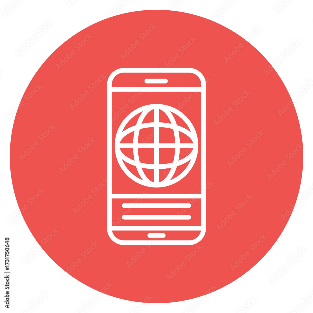 Wall mural responsive design icon vector image. can be used for seo and web.
