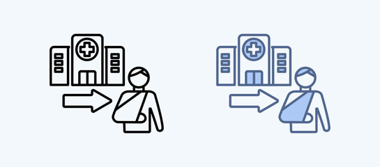 Outpatient Multiple Style Icon Collection