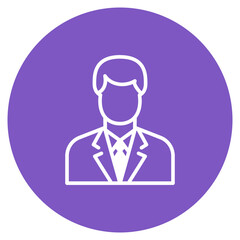 Financial Advisor icon vector image. Can be used for Women.