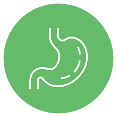 Fototapeta premium Stomach icon vector image. Can be used for Human Anatomy.
