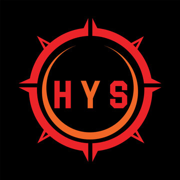 HYS letter design. HYS letter technology logo design. HYS Monogram logo design for an entrepreneur and business.