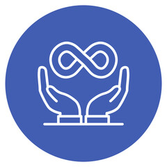 Trustworthiness icon vector image. Can be used for Personality Traits.