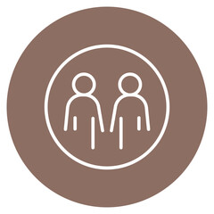 Relationships icon vector image. Can be used for Networking.