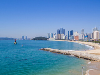 Fototapeta premium Haeundae Beach, Busan, South Korea