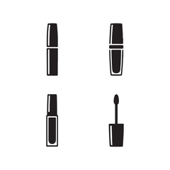 Lip Gloss Solid Beauty Product Icons