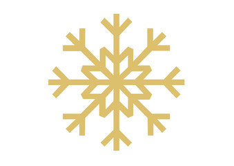 Highly ornate, abstract gold snowflake or mandala. A dense, elegant design with organic shapes and negative space for winter, luxury, and holiday themes.