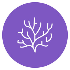 Coral icon vector image. Can be used for Ocean.
