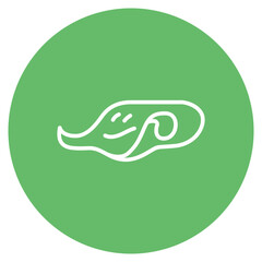 Fabric Elasticity icon vector image. Can be used for Fabric Features.