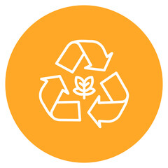 Fabric Recycle icon vector image. Can be used for Fabric Features.