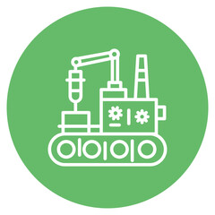 Manufacturing icon vector image. Can be used for Manufacturing.