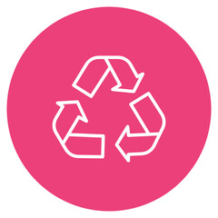 Recycling icon vector image. Can be used for Manufacturing.