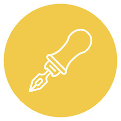 Awl icon vector image. Can be used for Shoemaker.