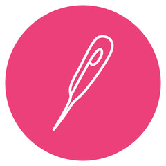 Needle icon vector image. Can be used for Art and Craft Supplies.