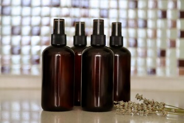 Lavender Oil, Bottles, Still Life, Essential Oil