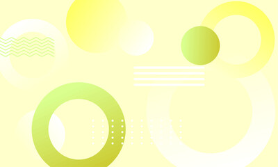 Abstract Yellow Pastel Circle Digital Wallpaper