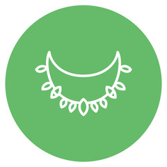 Garlands icon vector image. Can be used for Oktoberfest.